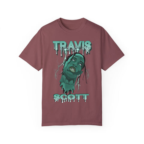 Unisex Travis Scott Dripping Graphic T-Shirt - Hip Hop Streetwear