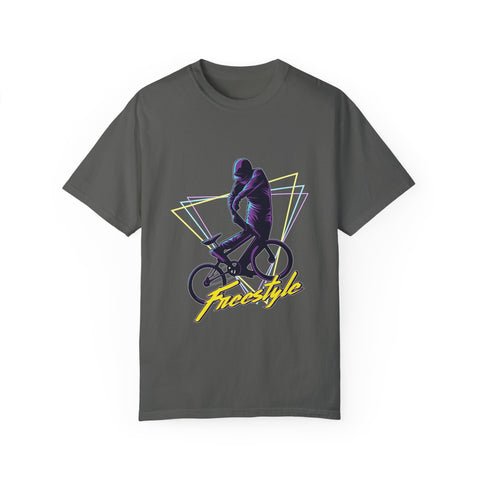 Unisex Freestyle Cycling T-Shirt - Retro Bike Art Tee