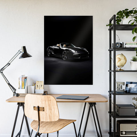 Sleek Sports Car Gloss Poster - Elegant Wall Art for Car Enthusiasts