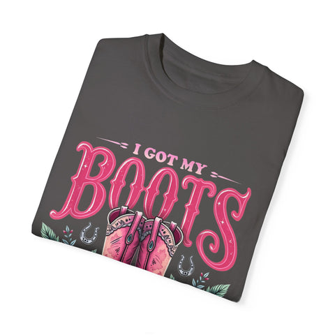 I Got My Boots on the Ground Unisex T-Shirt - Stylish Country Vibe, Perfect for Music Festivals and Casual Outings