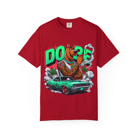 Dope Scooby-Doo Unisex T-Shirt - Vintage Car Design