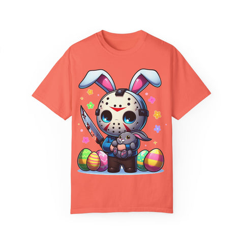 Cute Bunny Horror Unisex T-Shirt - Perfect for Easter Celebrations