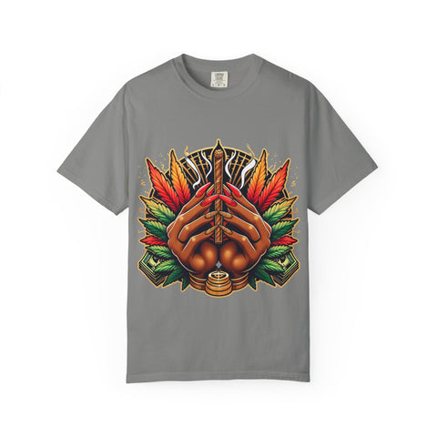 Bohemian Hand-Drawn T-Shirt for Nature Lovers