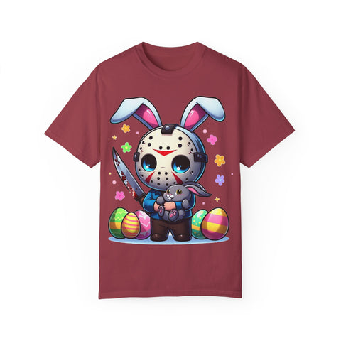 Cute Bunny Horror Unisex T-Shirt - Perfect for Easter Celebrations