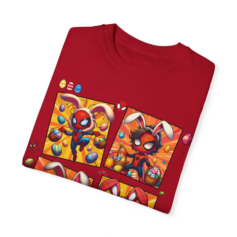 Kids' Easter Spider Bunny T-Shirt - Fun and Colorful Design