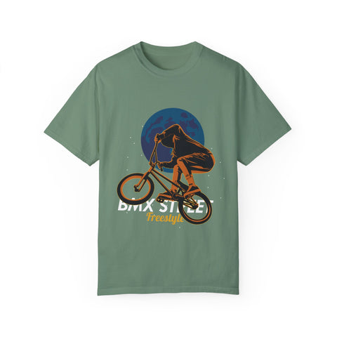 BMX Style Freestyle Unisex Garment-Dyed T-Shirt