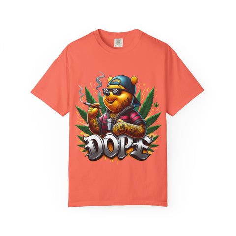 Cool Cannabis Bear Unisex T-Shirt - 'DOPE' Design