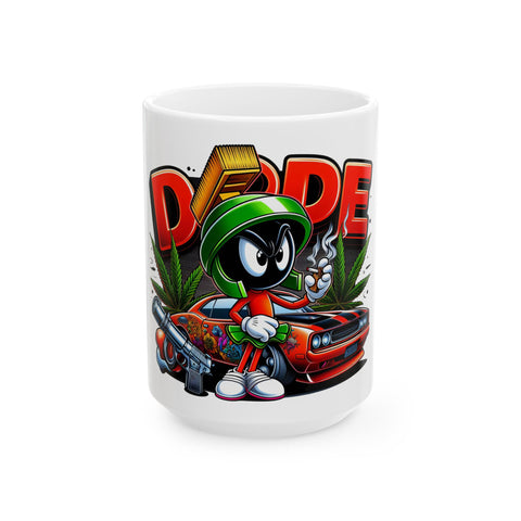 Marvin the Martian Ceramic Mug - 11oz & 15oz, Funny Coffee Cup for Fans