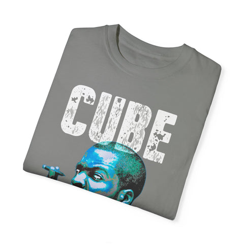 Vintage Cube Unisex Garment-Dyed T-Shirt | Retro Hip Hop Tee