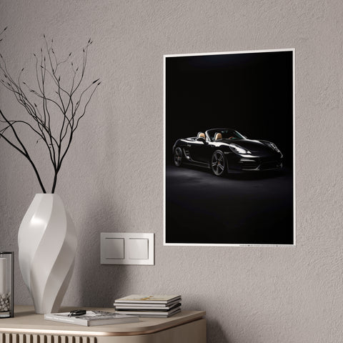 Sleek Sports Car Gloss Poster - Elegant Wall Art for Car Enthusiasts