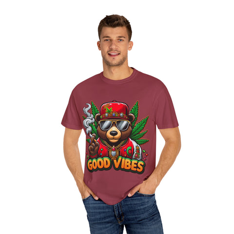 Good Vibes Unisex Garment-Dyed T-Shirt