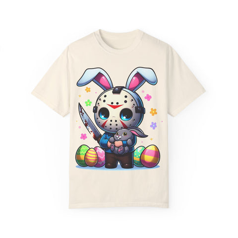 Cute Bunny Horror Unisex T-Shirt - Perfect for Easter Celebrations