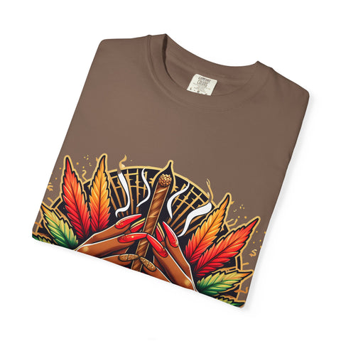 Bohemian Hand-Drawn T-Shirt for Nature Lovers