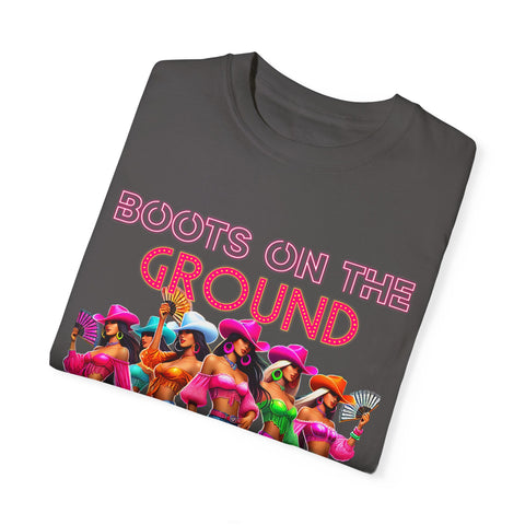 Boots on the Ground Unisex T-Shirt - Fun & Vibrant Graphic Tee for Fashion Lovers