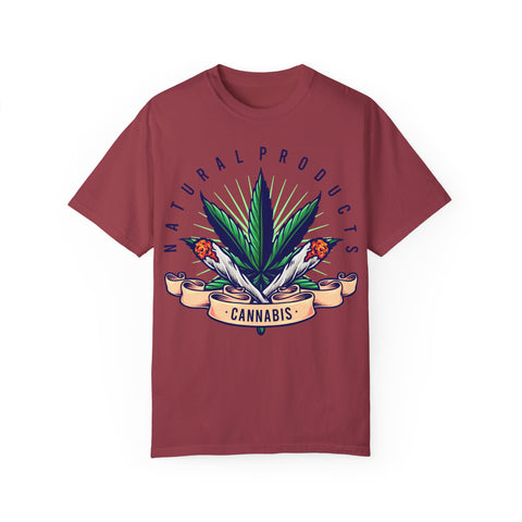 Cannabis Natural Products T-Shirt - Unisex Garment-Dyed Tee for Eco-Conscious Individuals