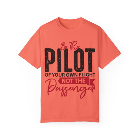 Inspirational Pilot T-Shirt for Dreamers | Unisex Garment-Dyed Tee