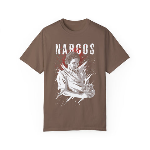 Narcos-Themed Unisex Garment-Dyed T-Shirt for Fans