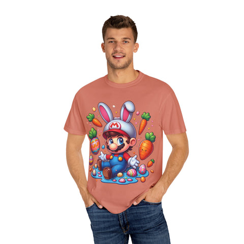 Cute Easter Character Unisex Garment-Dyed T-Shirt