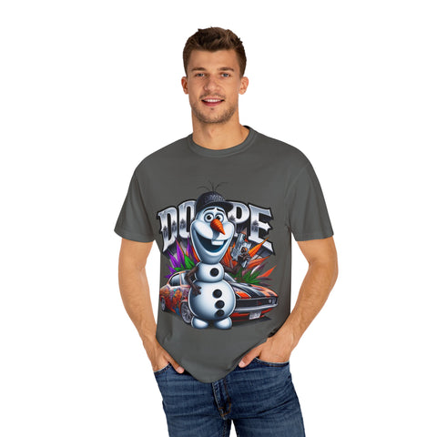 Dope Olaf Graphic T-Shirt for Disney Fans
