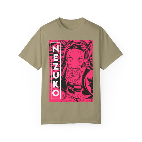 Nezuko Anime T-Shirt - Unisex Garment-Dyed Tee