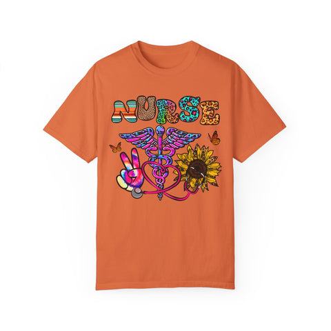 Colorful Nurse Graphic T-Shirt – Perfect for Healthcare Heroes