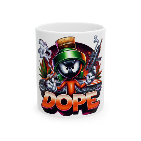 Dope Graphic Ceramic Mug - Cool Gift for Rebels & Original Thinkers
