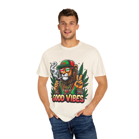 Good Vibes Unisex Garment-Dyed T-Shirt