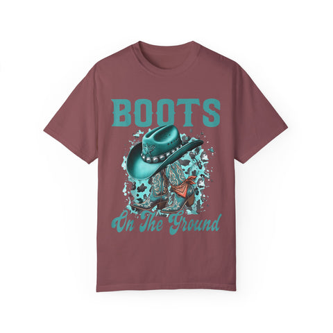 Cowboy Boots Graphic T-Shirt for Western Fashion Lovers