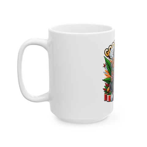 Good Vibes Lion Ceramic Mug - 11oz & 15oz