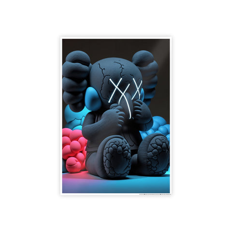 Modern Art Gloss Poster | Trendy Elephant Wall Art for Home Decor