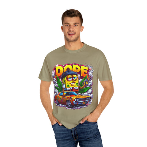 Retro Dope SpongeBob T-Shirt | Unisex Garment-Dyed Tee for Fun Vibes