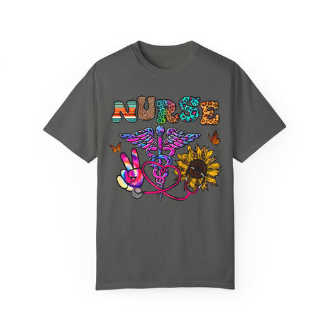 Colorful Nurse Graphic T-Shirt – Perfect for Healthcare Heroes
