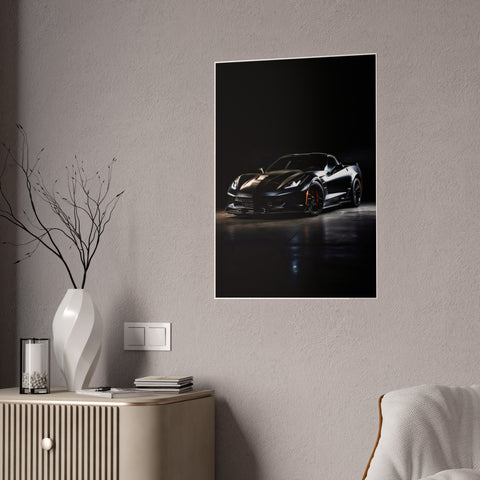 Glossy Car Poster | Stunning Sports Car Wall Art for Auto Enthusiasts