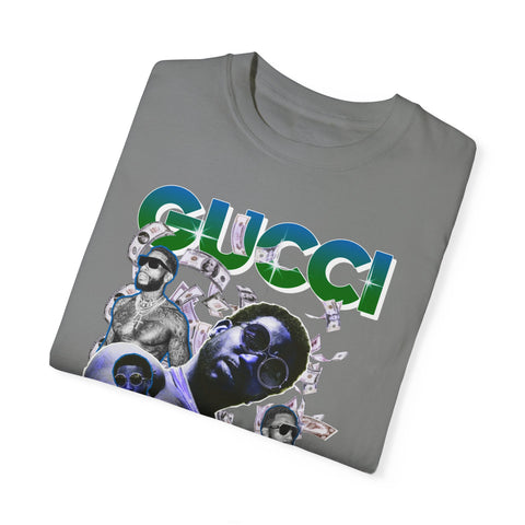 Unisex Garment-Dyed T-shirt - Gucci Mane Graphic Tee