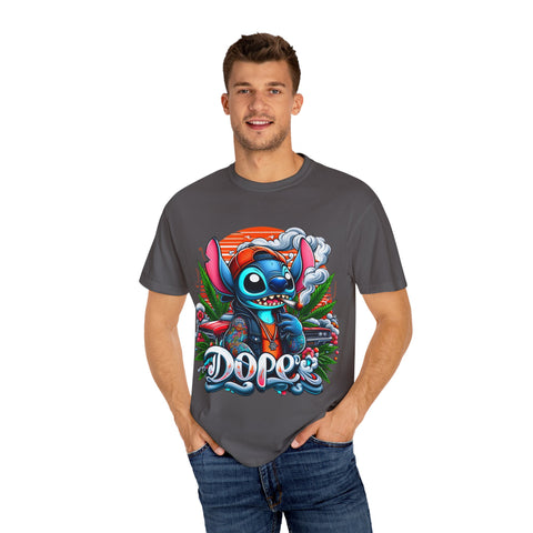 Dope Stitch Unisex Garment-Dyed T-Shirt | Vibrant Graphic Tee for Casual Style