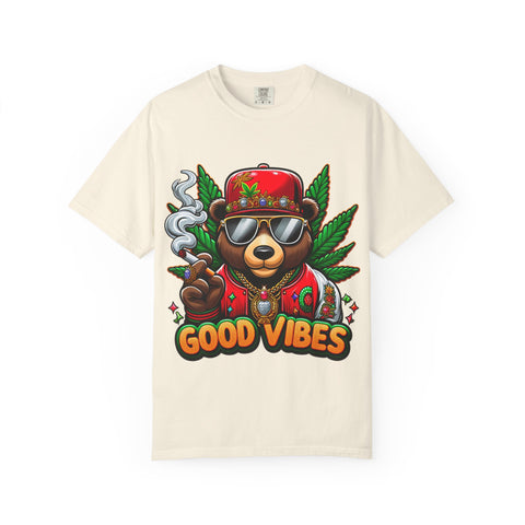 Good Vibes Unisex Garment-Dyed T-Shirt