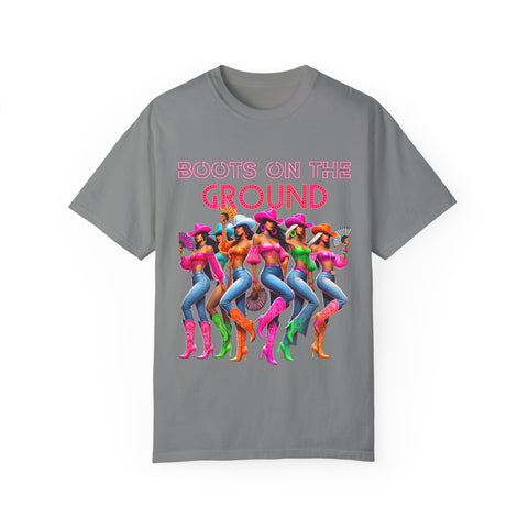 Boots on the Ground Unisex T-Shirt - Fun & Vibrant Graphic Tee for Fashion Lovers
