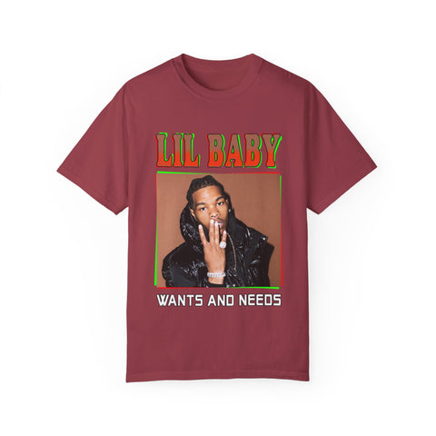 Unisex Lil Baby Graphic T-Shirt - Wants and Needs Collection