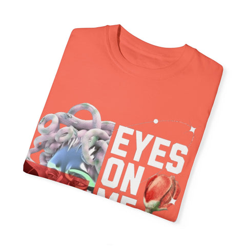 Artistic Unisex Dreamy T-Shirt - 'Eyes on Me, Boys' Design