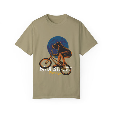 BMX Style Freestyle Unisex Garment-Dyed T-Shirt