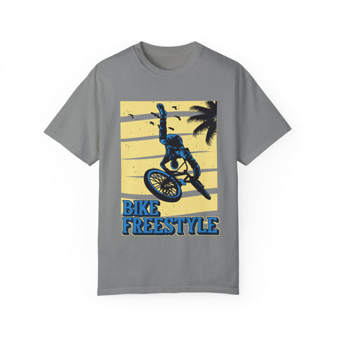 Unisex Bike Freestyle T-Shirt - Casual Graphic Tee for Cyclists