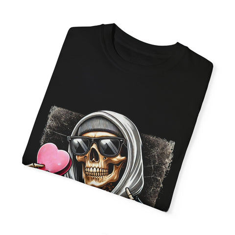 Halloween Skeleton Love T-Shirt | Death Do Us Part Graphic Tee