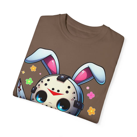 Cute Bunny Horror Unisex T-Shirt - Perfect for Easter Celebrations