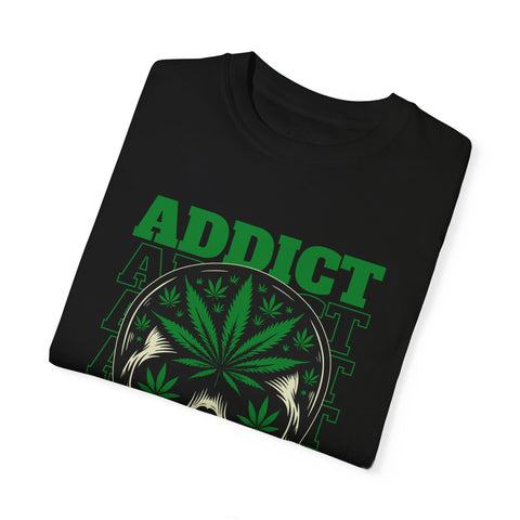 Addict Skull Graphic T-Shirt - Conquer Your High