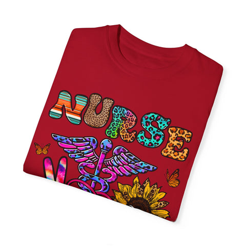 Colorful Nurse Graphic T-Shirt – Perfect for Healthcare Heroes