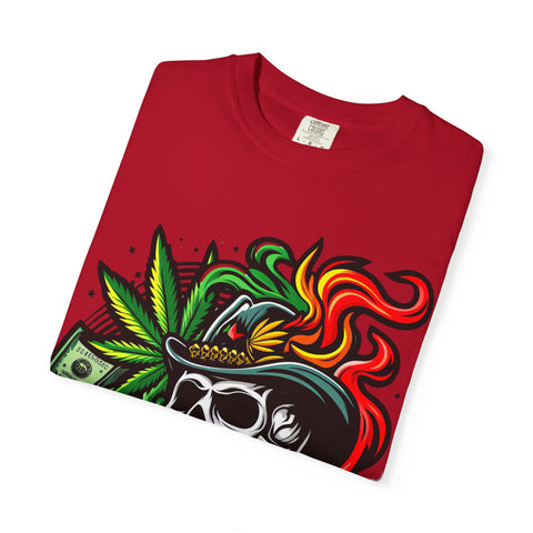 Skull & Smoke T-Shirt | Cool Unisex Graphic Tee for Music Lovers, Festival Wear, Street Style, Gift Idea, Vibrant Design
