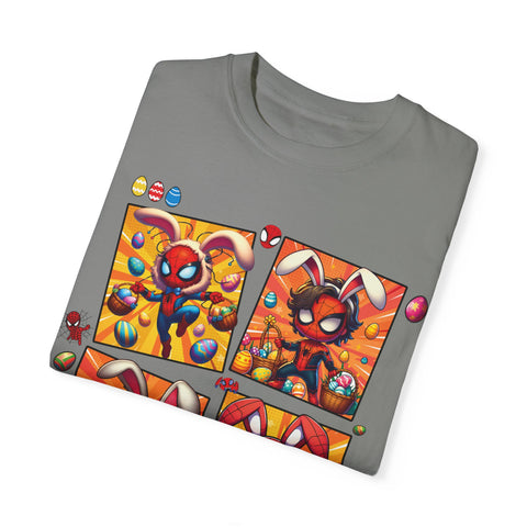 Kids' Easter Spider Bunny T-Shirt - Fun and Colorful Design