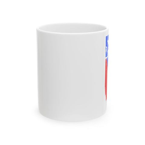 Patriotic Ceramic Mug - 11oz & 15oz Coffee Cup