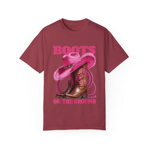 Bohemian Style Unisex T-Shirt - "Boots on the Ground"