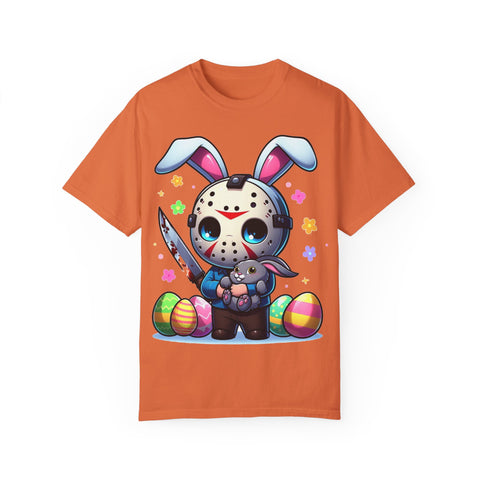 Cute Bunny Horror Unisex T-Shirt - Perfect for Easter Celebrations
